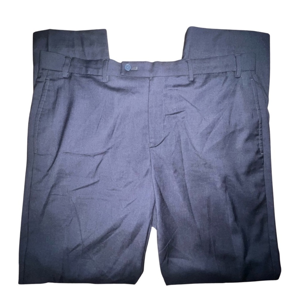 Calvin Klein Men’s Navy Slim-Fit Pants 36W x 30L Modern Comfort Stretch